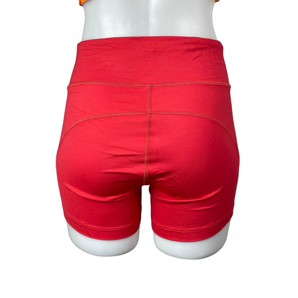 Outdoor Voices Women's Red Mid Rise Yoga Running Athletic Biker Shorts Size S - Picture 4 of 5